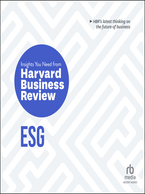 Cover image for ESG